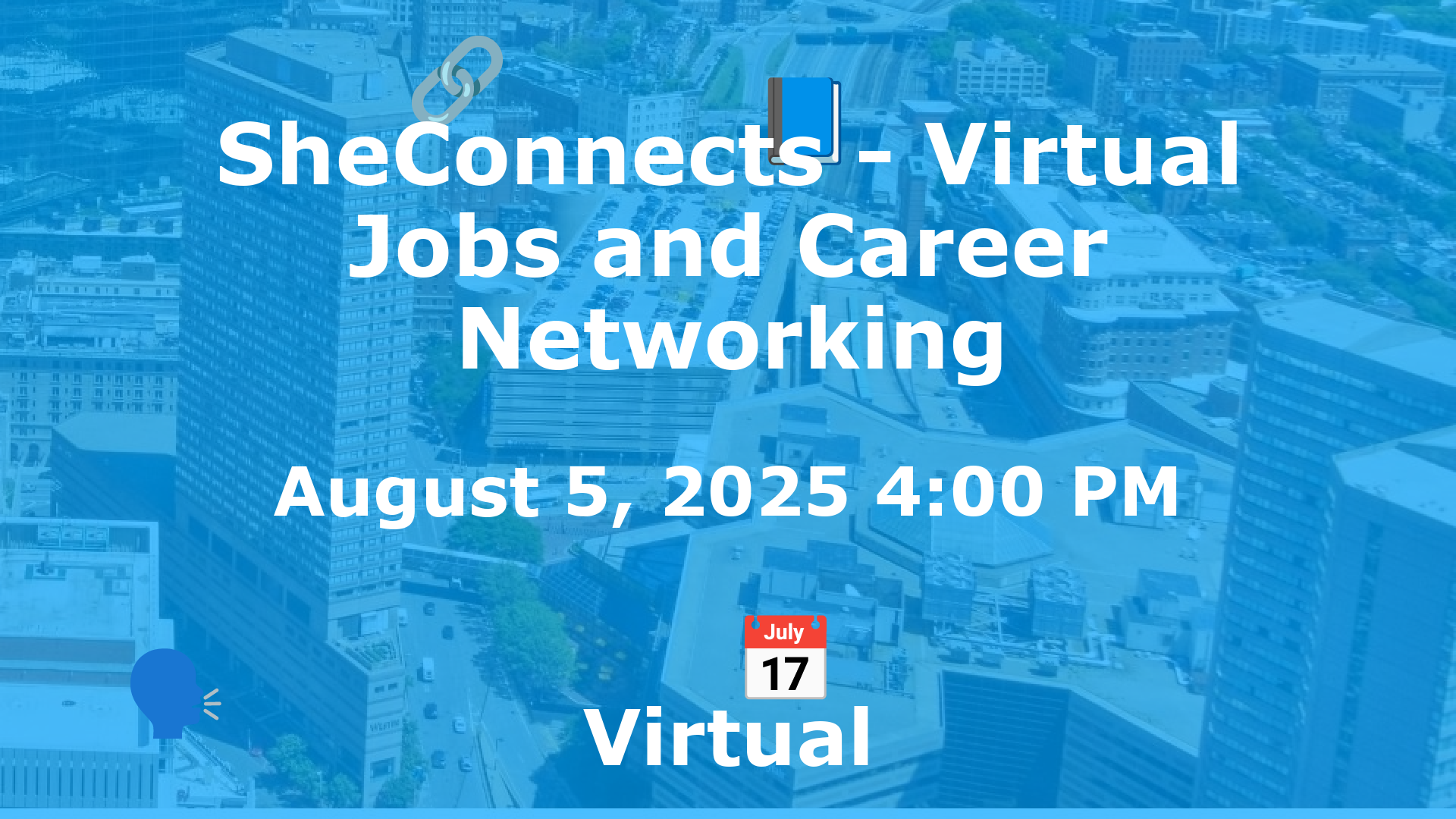 SheConnects - Virtual Jobs and Career Networking event image